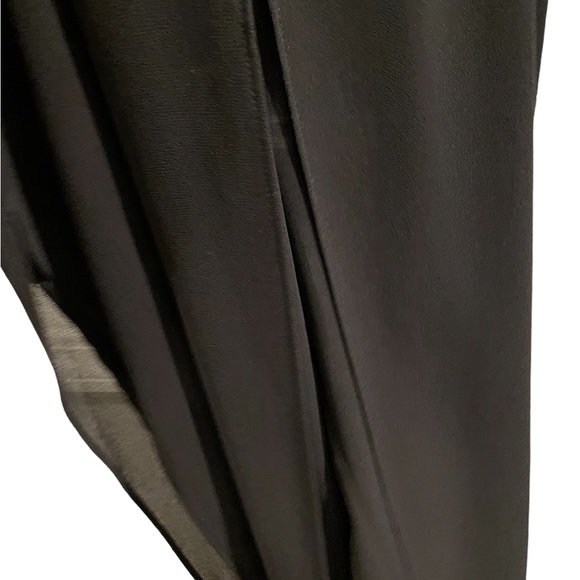 Super Dressy pants with split hems and chiffon overlay. - Picture 3 of 6